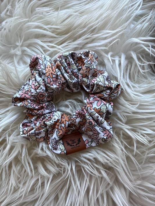 Mini Floral Scrunchie